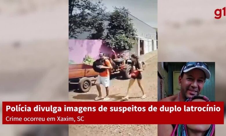 Casal encontrado morto em chácara foi vítima de latrocínio em SC; polícia divulga imagem dos suspeitos