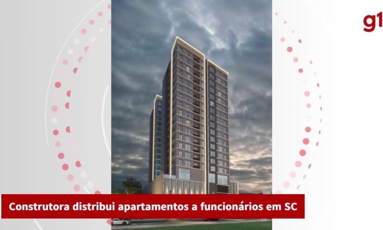 Construtora que distribuiu 35 apartamentos a funcionários no litoral de SC doa outras 15 unidades à equipe