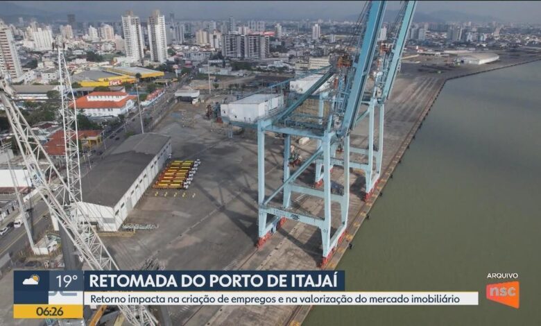 Federalização do Porto de Itajaí vai ser apresentada a Lula e Casa Civil na próxima semana, diz ministro