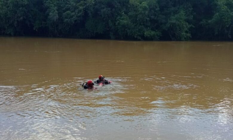 Homem é levado por forte correnteza e morre afogado em rio no Oeste de SC