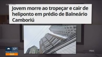 Morte de jovem que caiu de heliponto  em Balneário Camboriú completa 20 dias: 'Tudo aponta para acidente', diz delegado