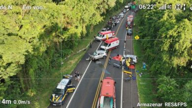 Quatro pessoas morrem e duas ficam em estado grave após acidente na BR-282, em SC