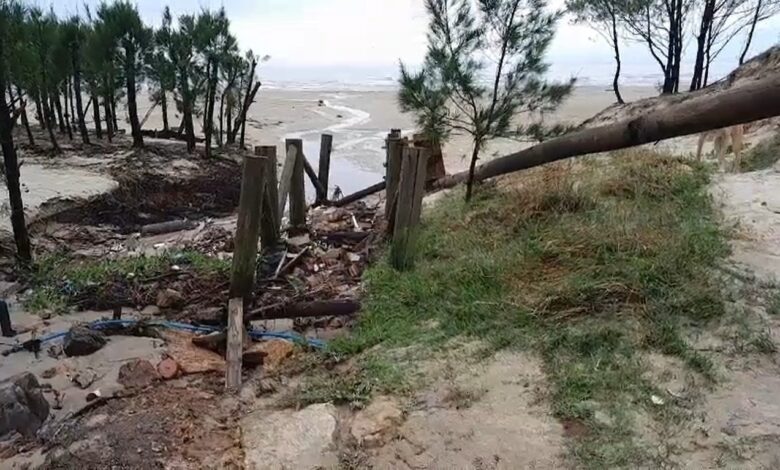 Tsunami meteorológico: o que é o fenômeno derrubou muros e atingiu casas em Santa Catarina