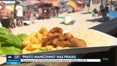 Praias de Florianópolis devem ter 'prato manezinho' a R$ 35 para combater preços abusivos; conheça