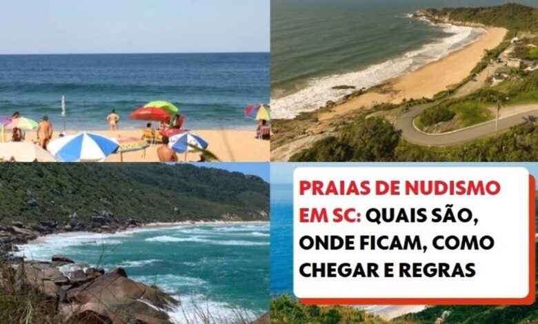 SC tem a 1ª e o maior número de praias de nudismo do Brasil; conheça localização e regras de uso